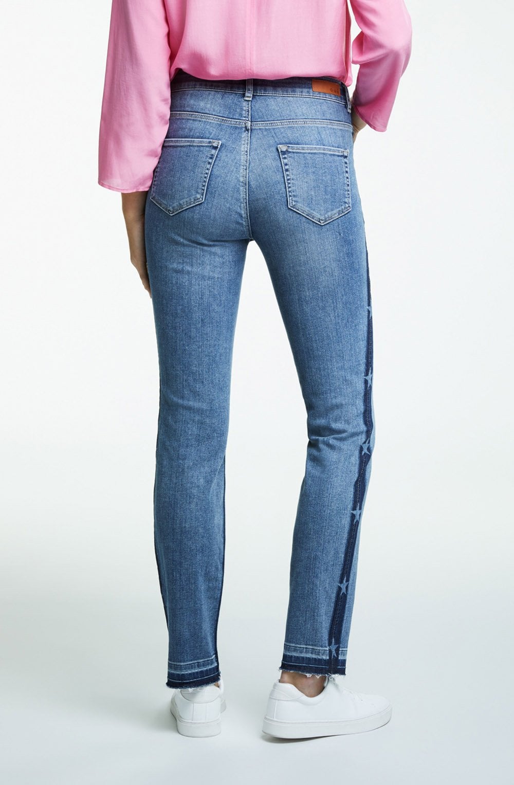 Star Detailed Denim Jeans