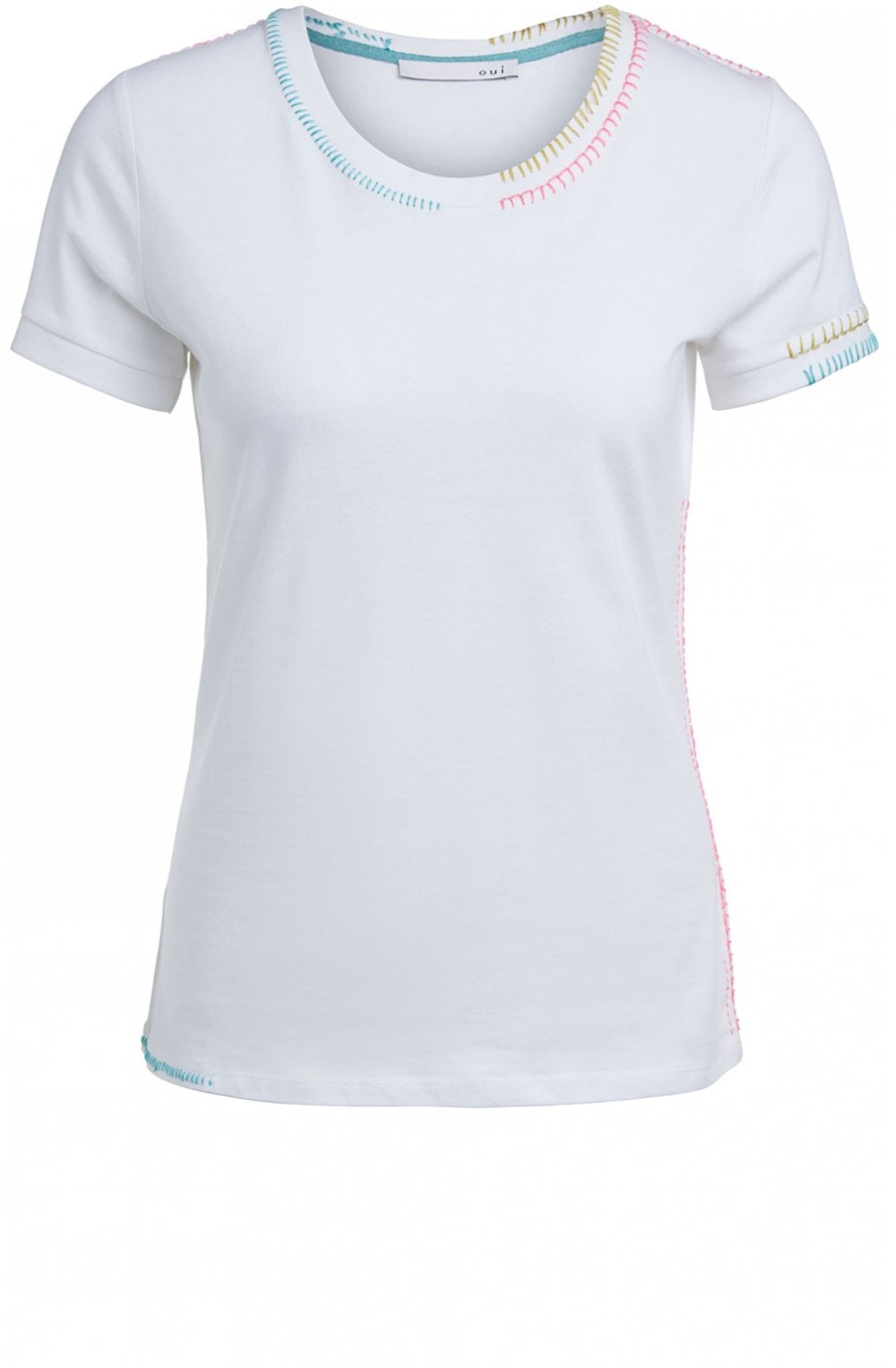 Stitch Detailed T Shirt