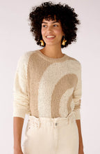 Stone and Cream Swirl Jumper