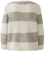 Stone and Taupe Striped Angel Yarn Jumper