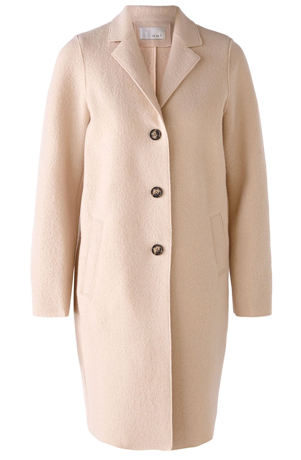 Stone Boiled Wool Coat