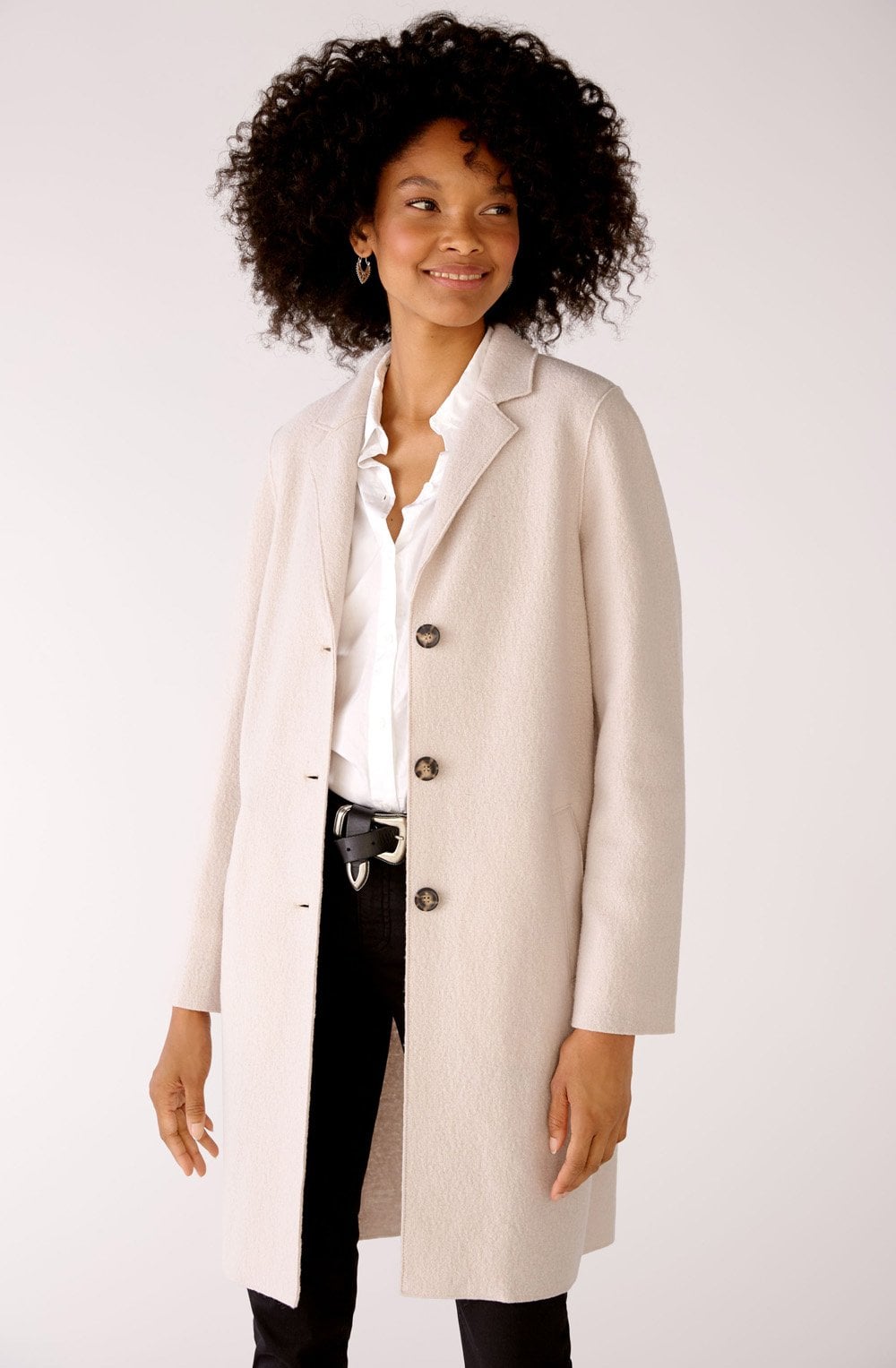 Stone Boiled Wool Coat