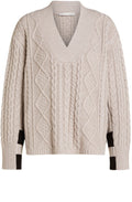 Stone Cable Knit Jumper