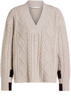 Stone Cable Knit Jumper