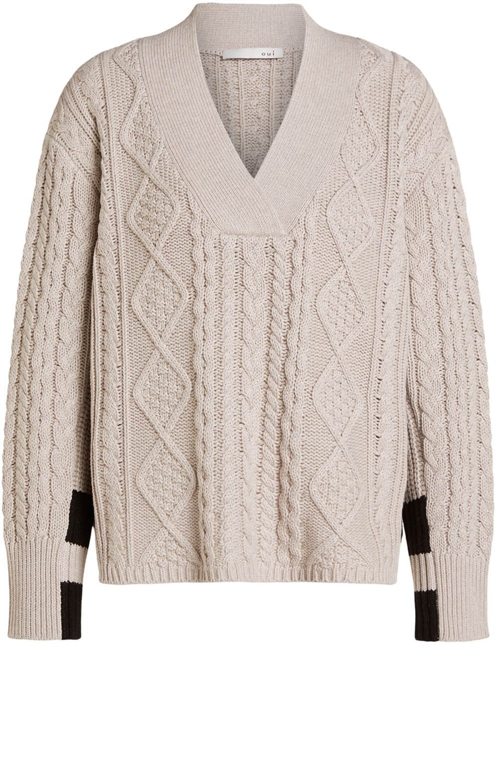 Stone Cable Knit Jumper