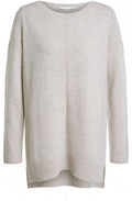 Stone Camel Mixed Knit Jumper