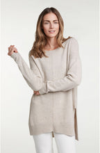 Stone Camel Mixed Knit Jumper