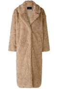 Stone Faux Fur Teddy Coat