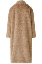 Stone Faux Fur Teddy Coat