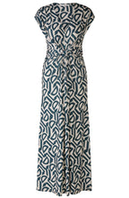 Stone Green Twisted Waist Jersey Dress