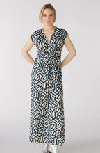Stone Green Twisted Waist Jersey Dress