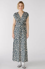 Stone Green Twisted Waist Jersey Dress