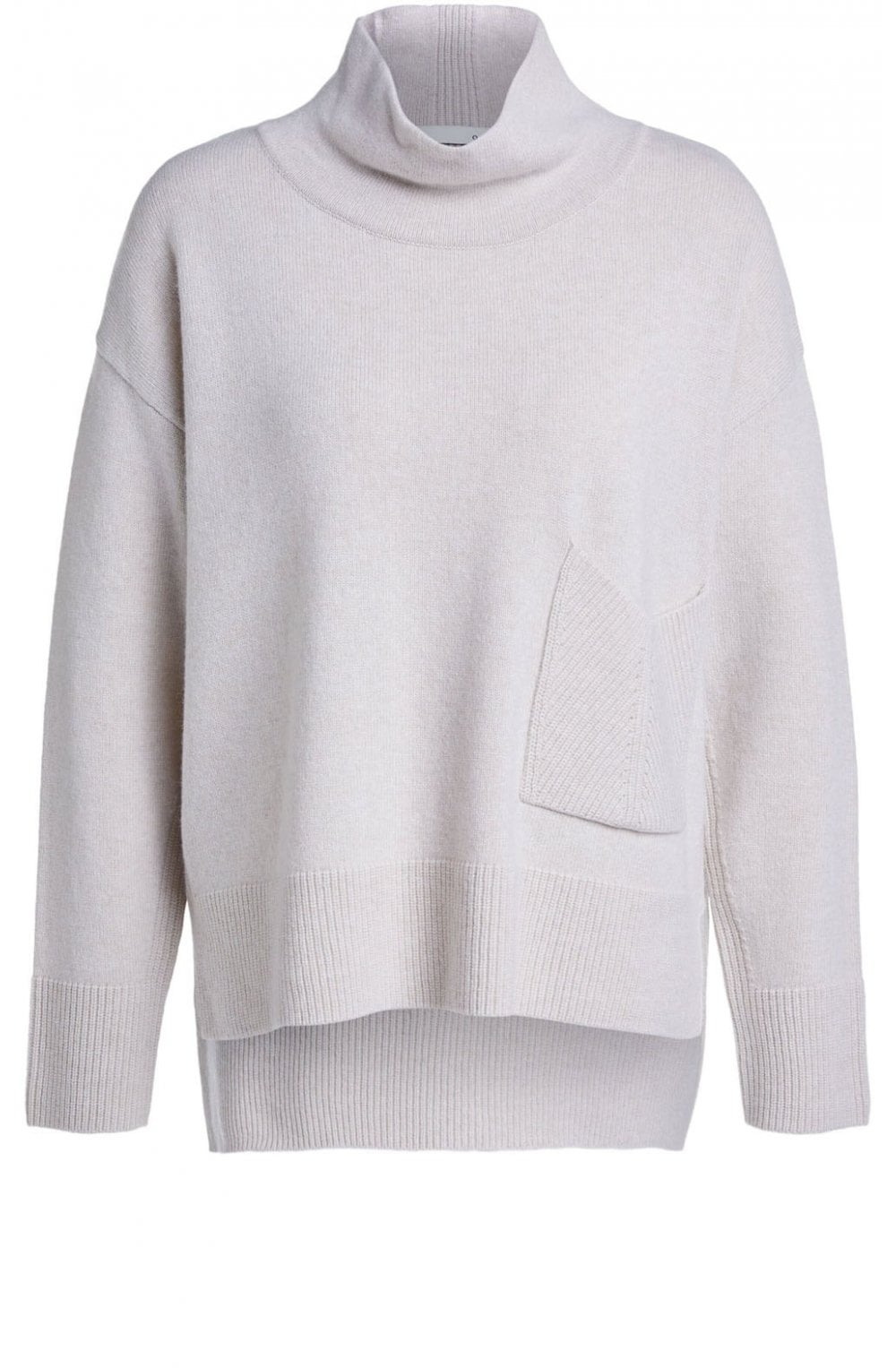 Stone Melange Wool Blend Jumper