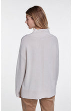 Stone Melange Wool Blend Jumper