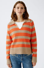 Stone Orange Collared Jumper