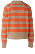 Stone Orange Collared Jumper
