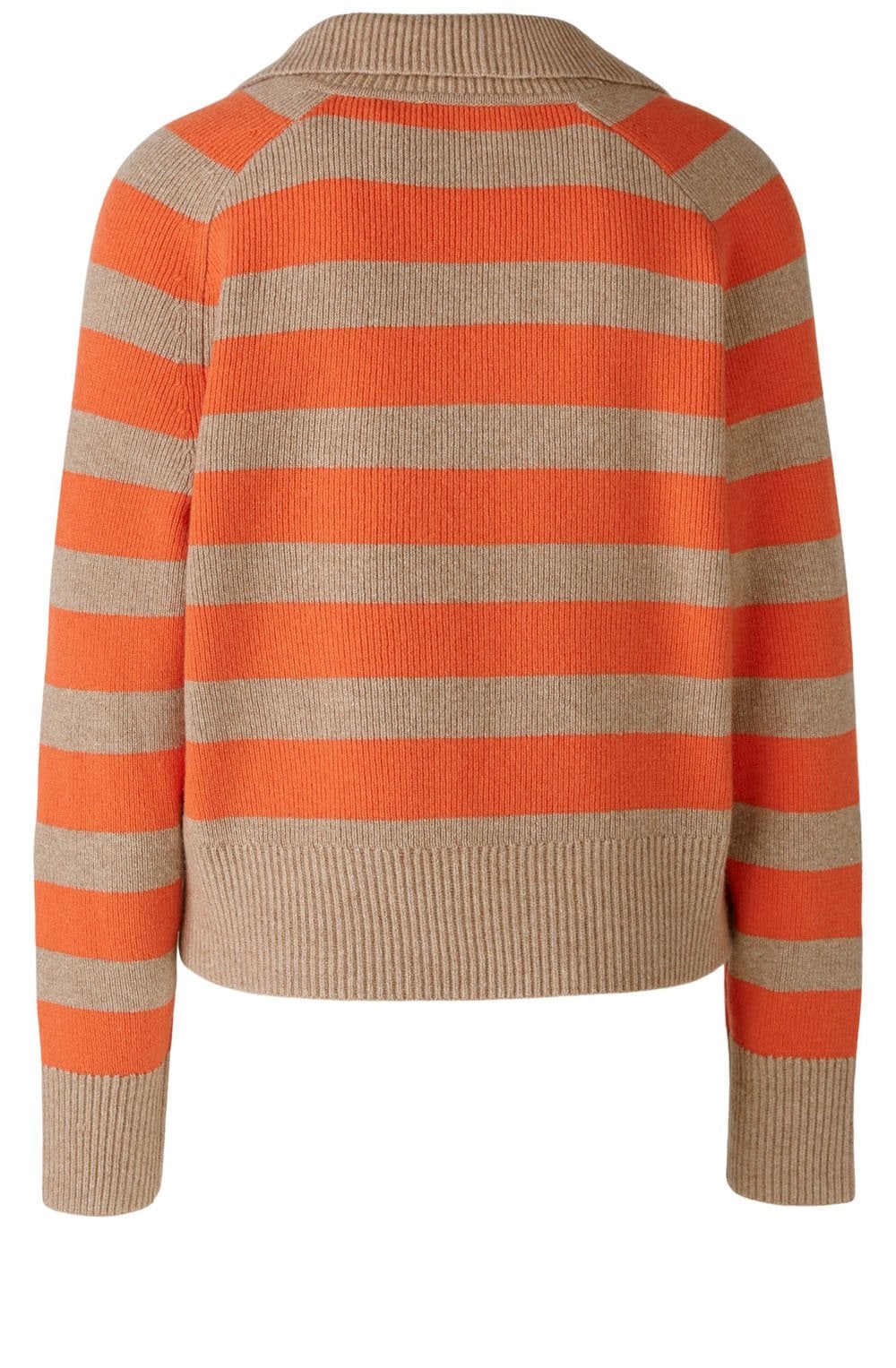 Stone Orange Collared Jumper