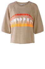 Stone Orange Sun Seeker Relaxed Jumper