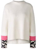 Stone Pink Funnel Neck Jumper