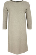 Stone Ribbed Knit Dress