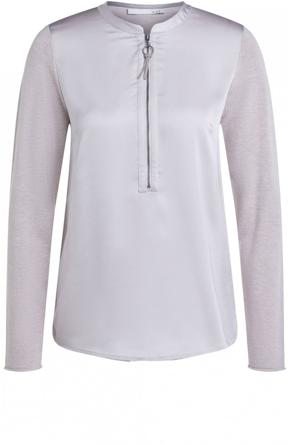 Stone Silky Front Top