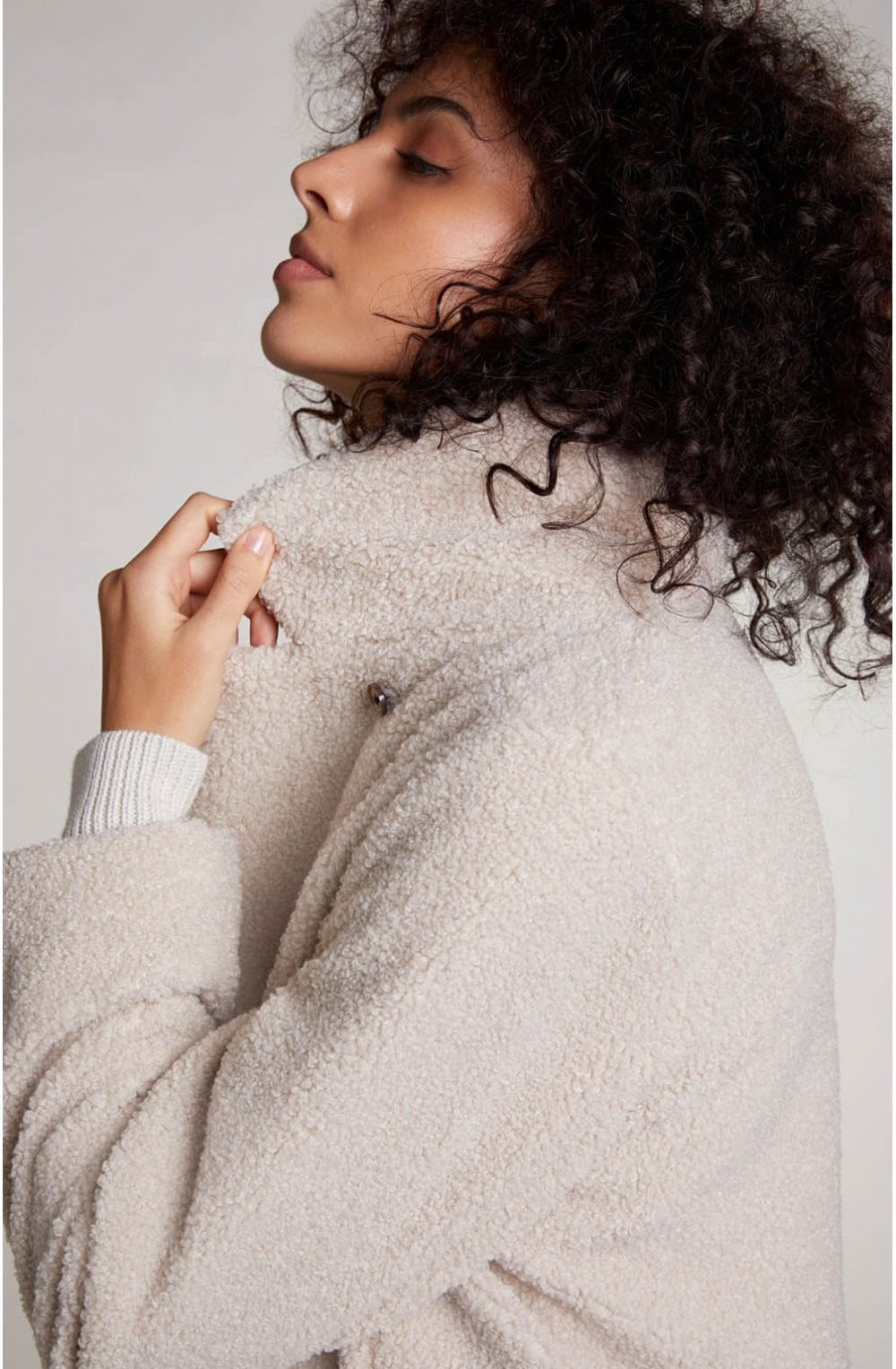 Stone Teddy Coat
