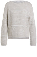 Stone Textured Knit Jumper
