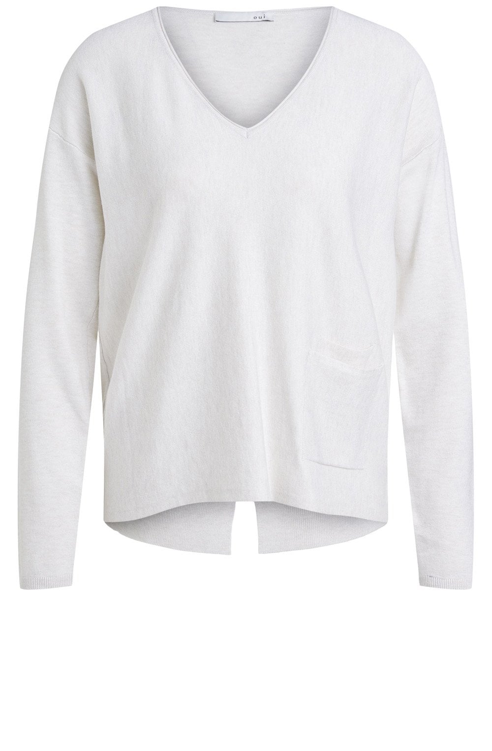 Stone V neck Jumper