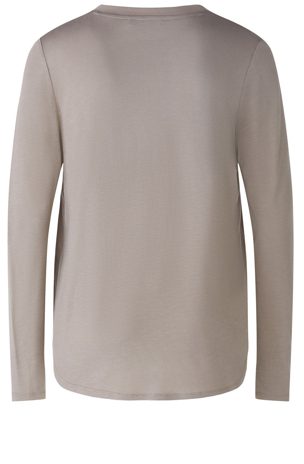 Stormy Taupe Jersey Back Blouse