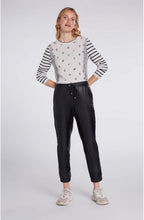 Stripe & Paisley Print Jumper