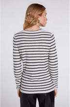 Stripe & Paisley Print Jumper