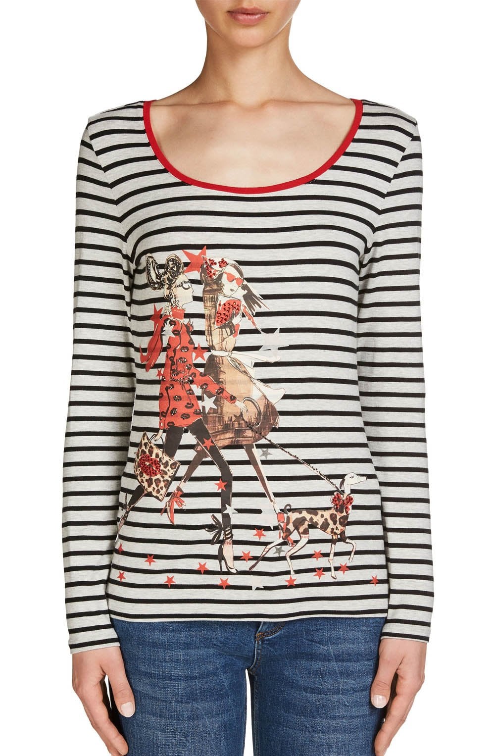 Striped Bold Design Top