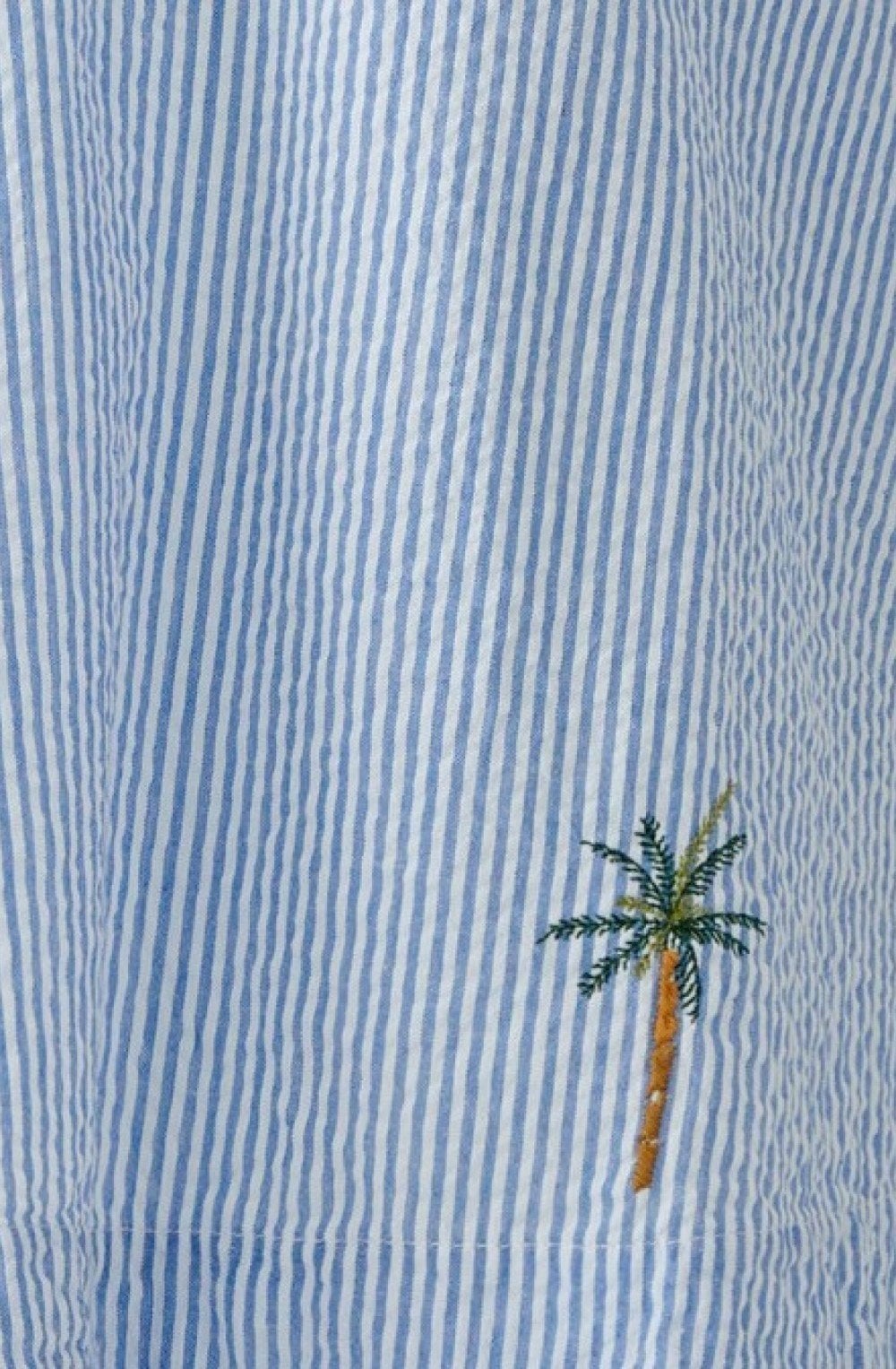 Striped Frill Sleeved Blouse