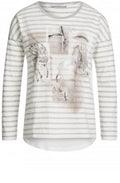 Striped Front Design Top