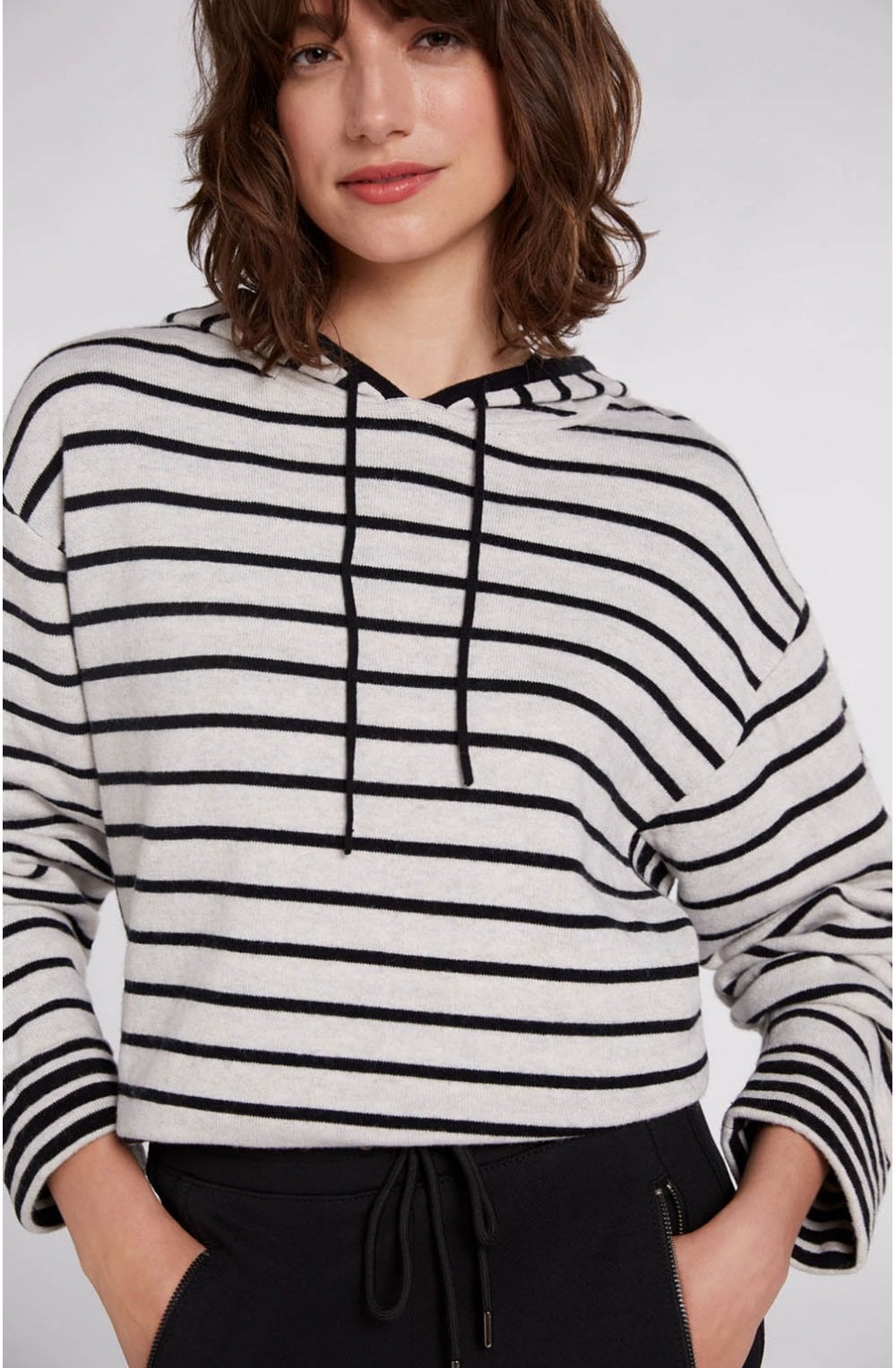 Striped Hooded Jumper