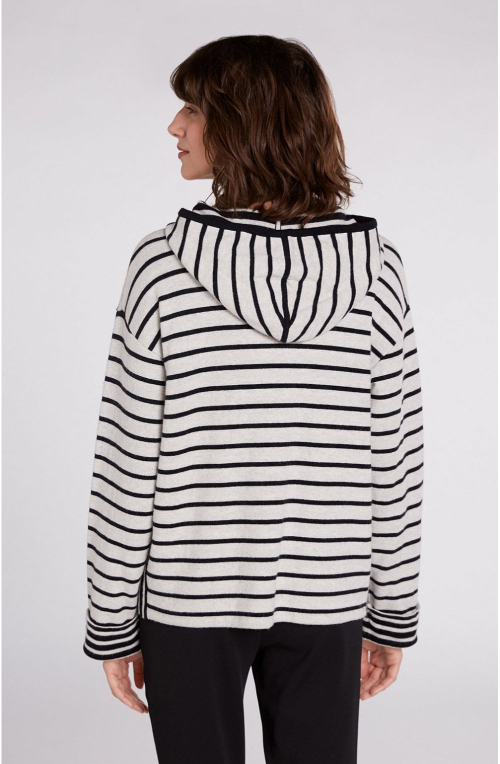 Striped Hooded Jumper