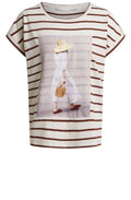 Striped Jersey T Shirt