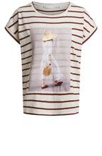 Striped Jersey T Shirt
