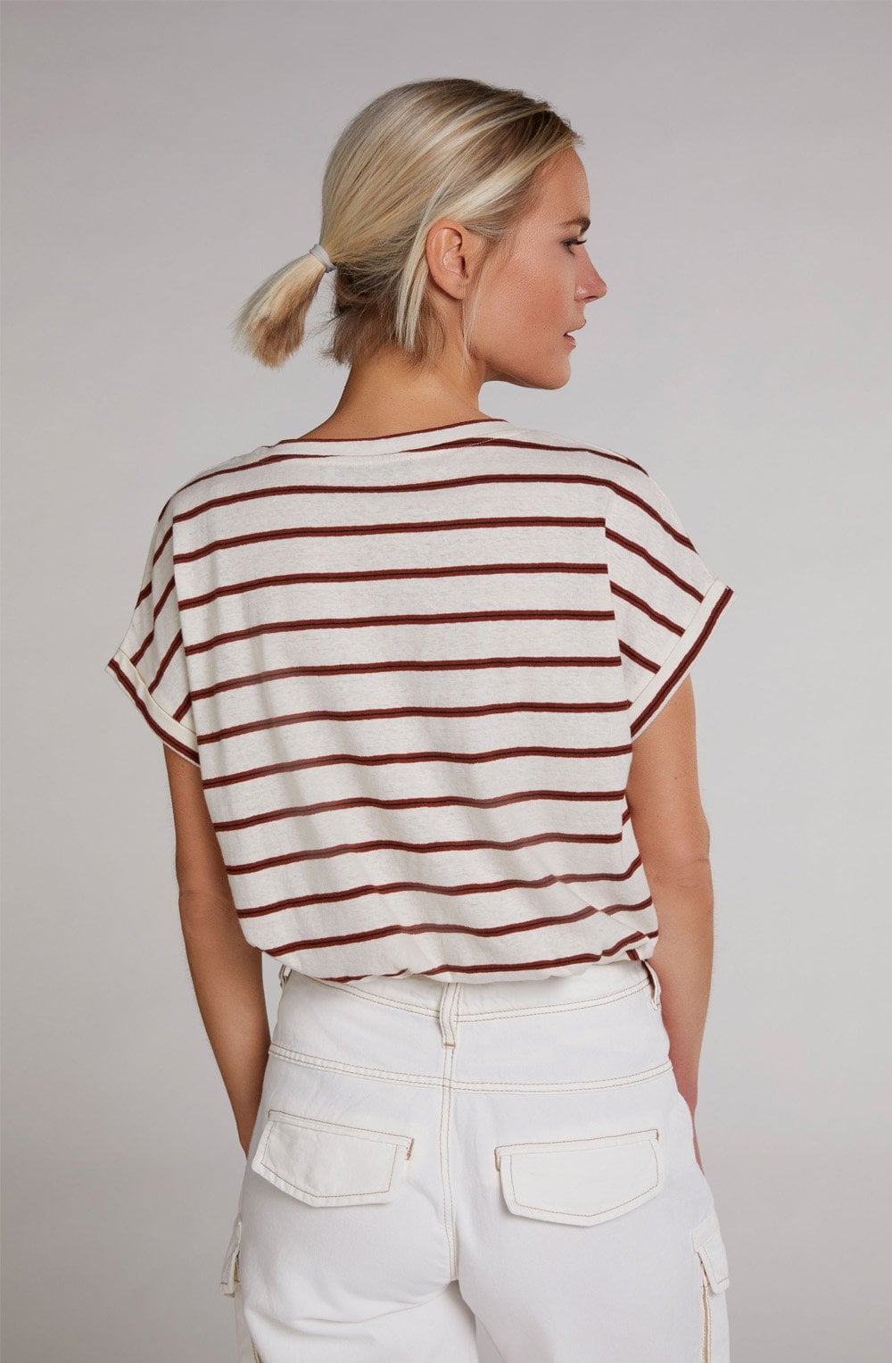 Striped Jersey T Shirt