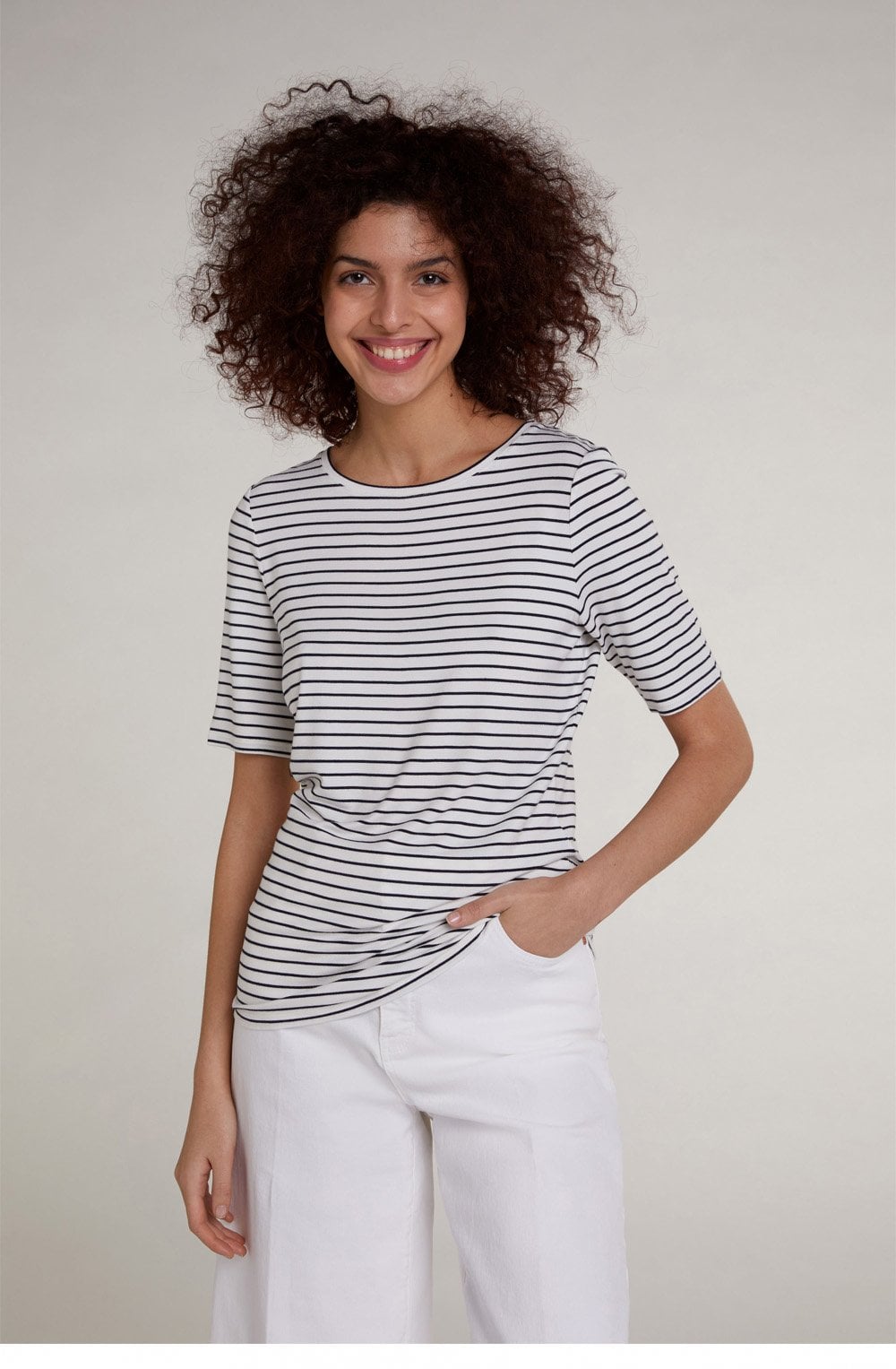Striped Jersey T Shirt