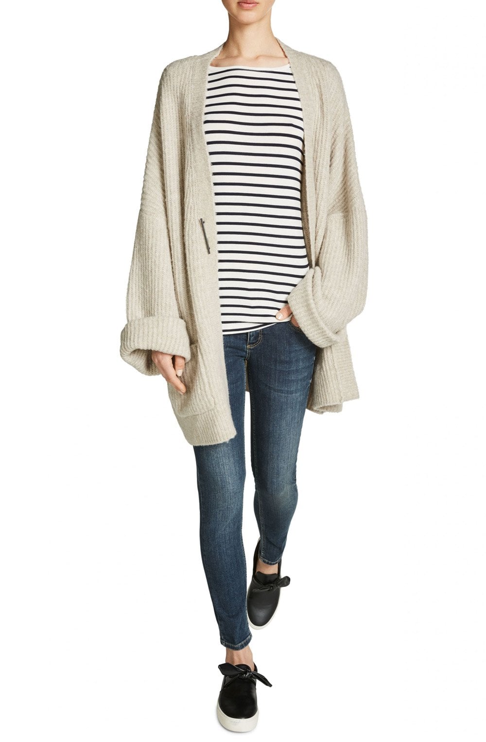 Striped Jersey Top
