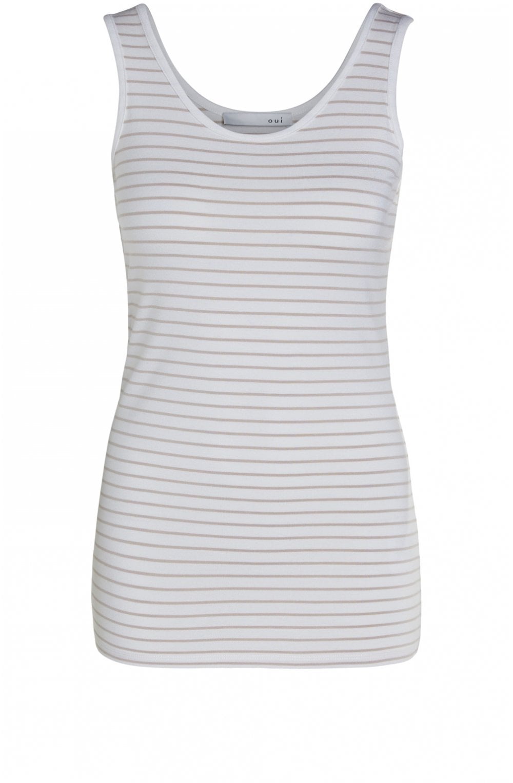Striped Jersey Vest Top