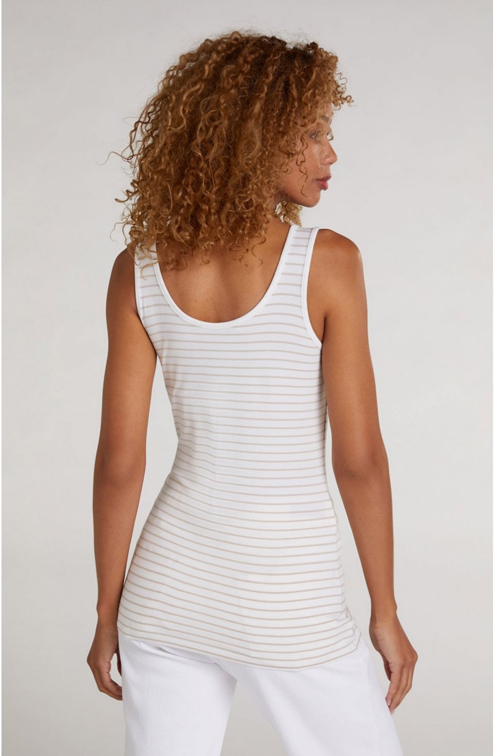 Striped Jersey Vest Top