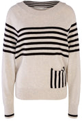 Striped Jumper with Pocket Detail