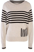 Striped Jumper with Pocket Detail