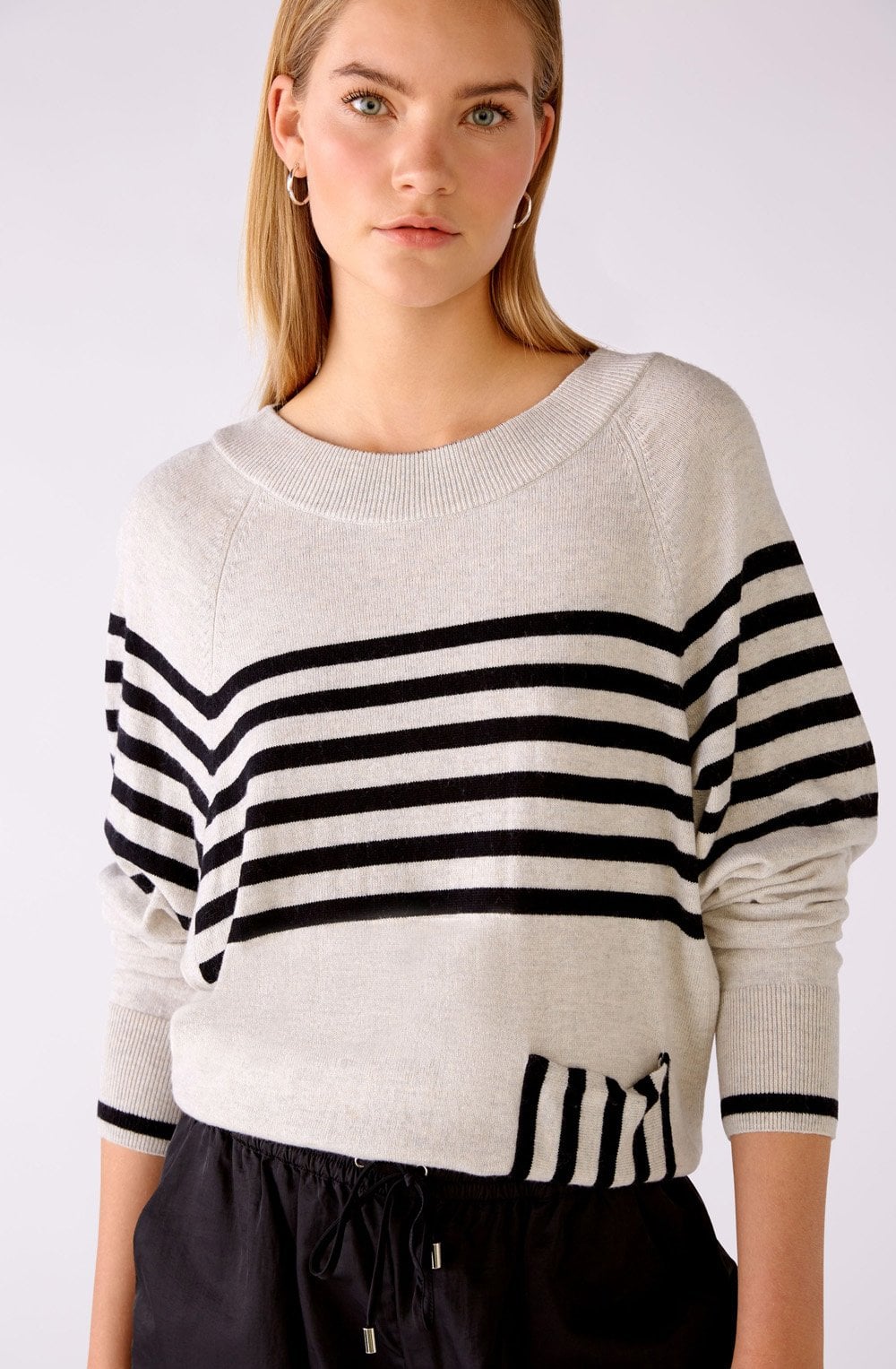 Striped Jumper with Pocket Detail