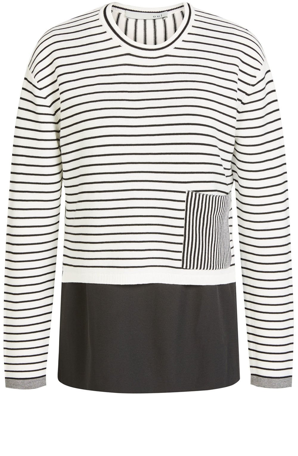 Striped Layered Effect Jumper