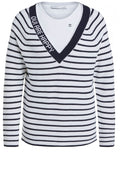 Striped Layered Effect Jumper