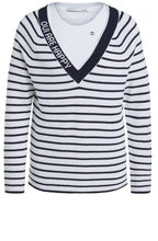 Striped Layered Effect Jumper