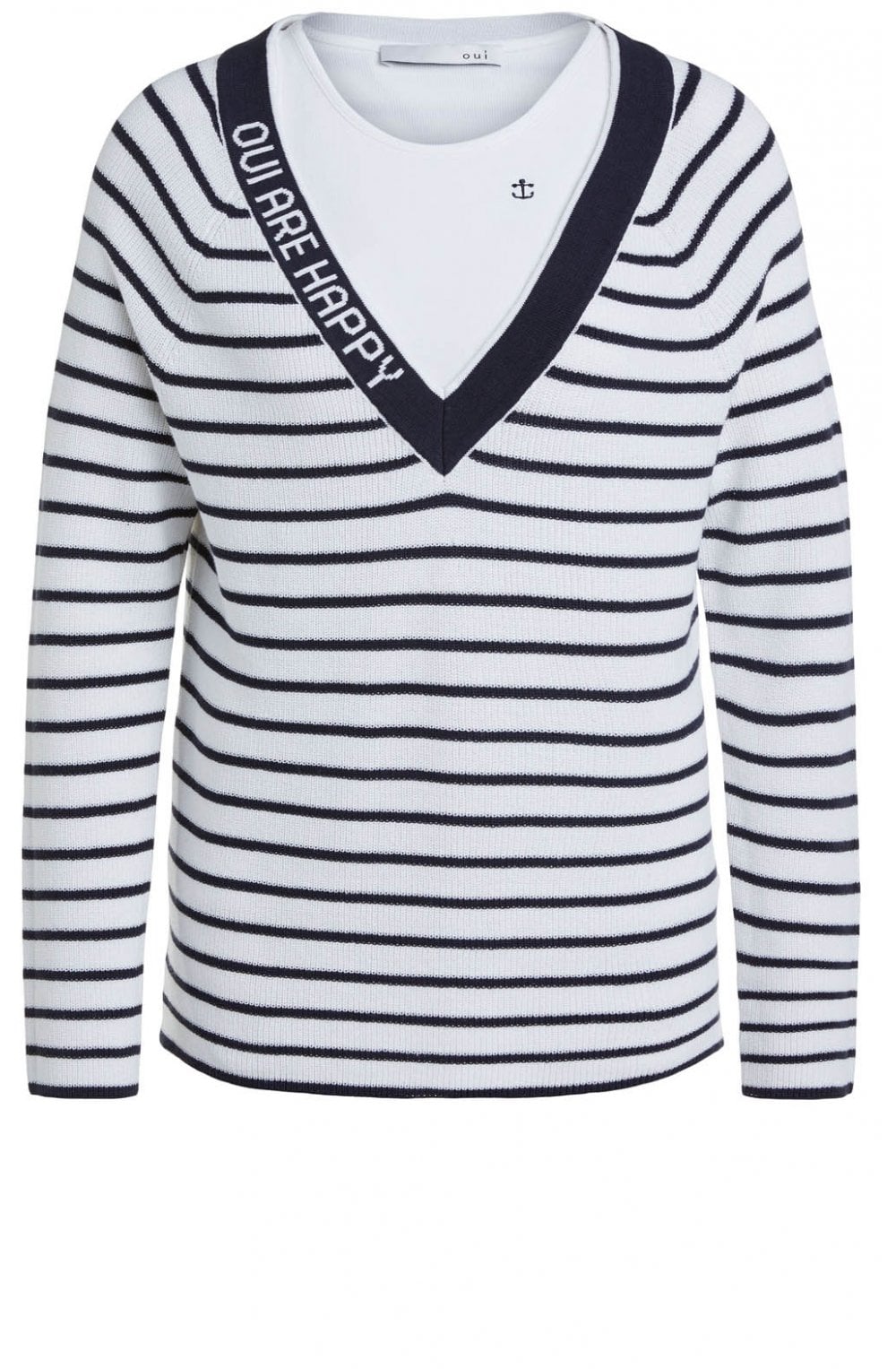 Striped Layered Effect Jumper